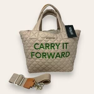 NWT MZ Wallace Metro Tote Deluxe Carry It Forward Embroidered Bag